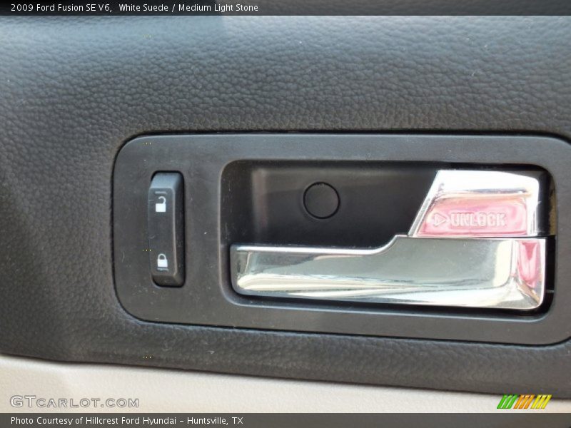 White Suede / Medium Light Stone 2009 Ford Fusion SE V6