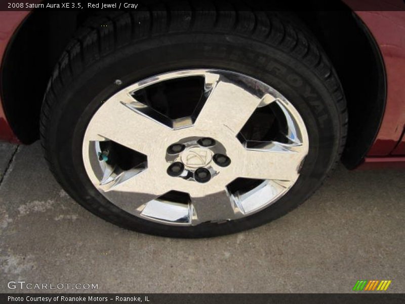 Red Jewel / Gray 2008 Saturn Aura XE 3.5