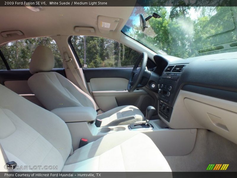 White Suede / Medium Light Stone 2009 Ford Fusion SE V6