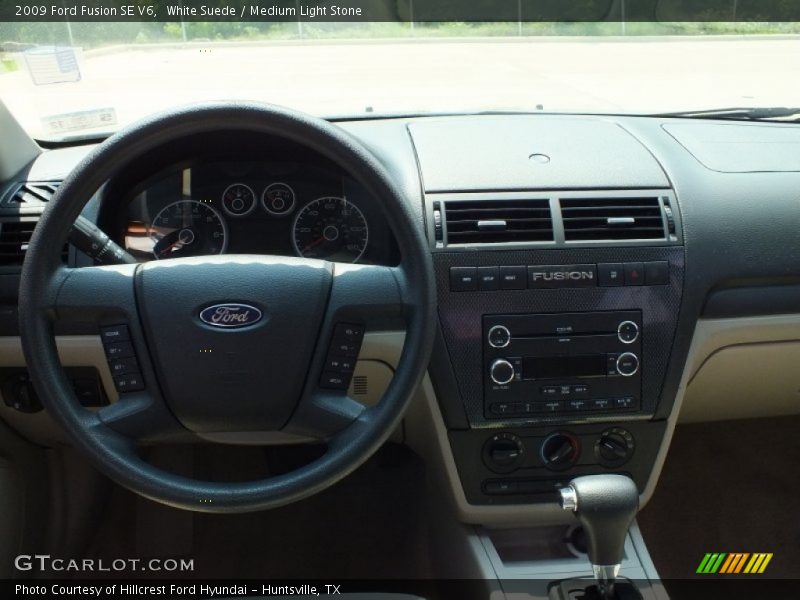 White Suede / Medium Light Stone 2009 Ford Fusion SE V6