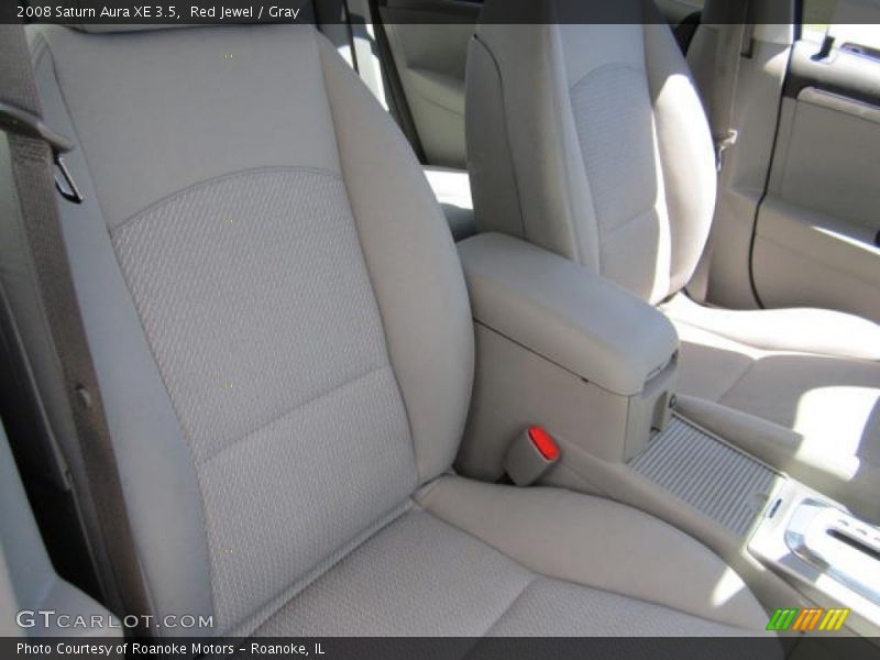 Red Jewel / Gray 2008 Saturn Aura XE 3.5