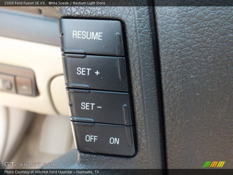 White Suede / Medium Light Stone 2009 Ford Fusion SE V6