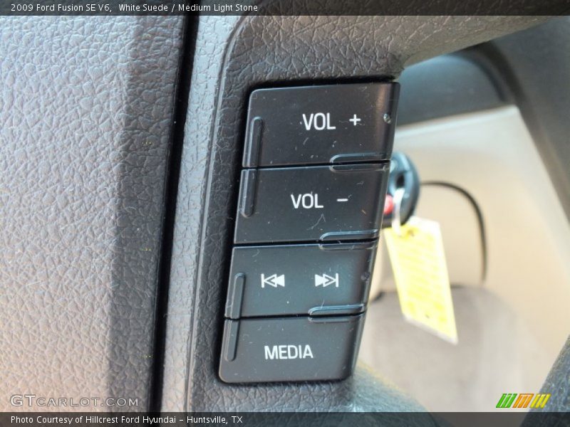 White Suede / Medium Light Stone 2009 Ford Fusion SE V6