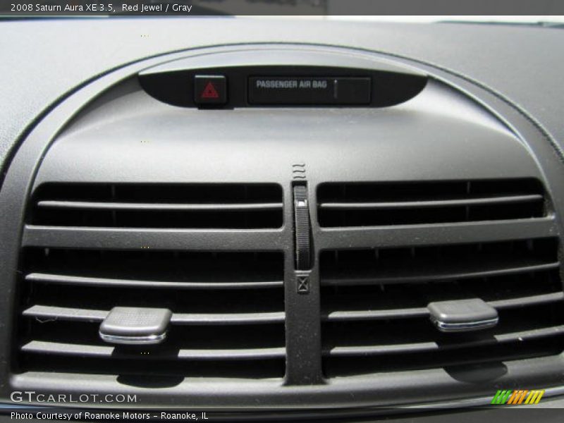 Red Jewel / Gray 2008 Saturn Aura XE 3.5