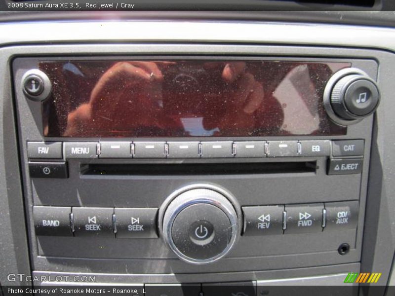 Red Jewel / Gray 2008 Saturn Aura XE 3.5