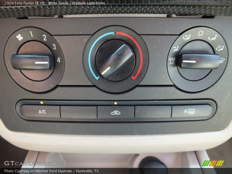 White Suede / Medium Light Stone 2009 Ford Fusion SE V6