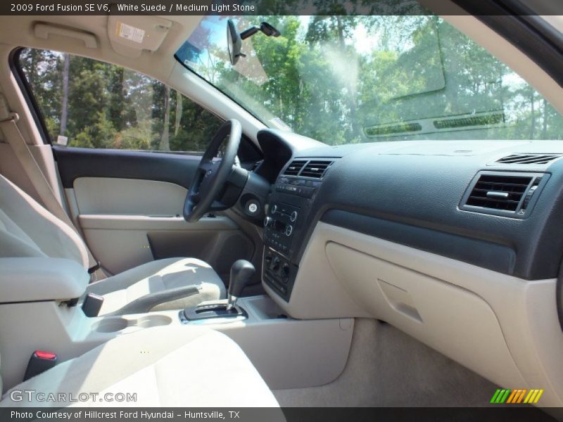 White Suede / Medium Light Stone 2009 Ford Fusion SE V6