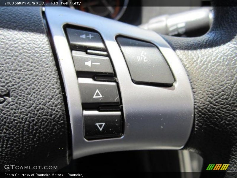 Red Jewel / Gray 2008 Saturn Aura XE 3.5