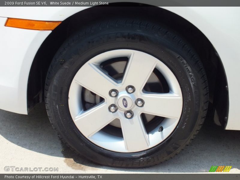 White Suede / Medium Light Stone 2009 Ford Fusion SE V6