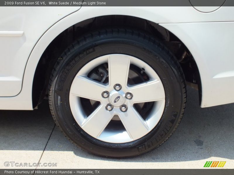 White Suede / Medium Light Stone 2009 Ford Fusion SE V6
