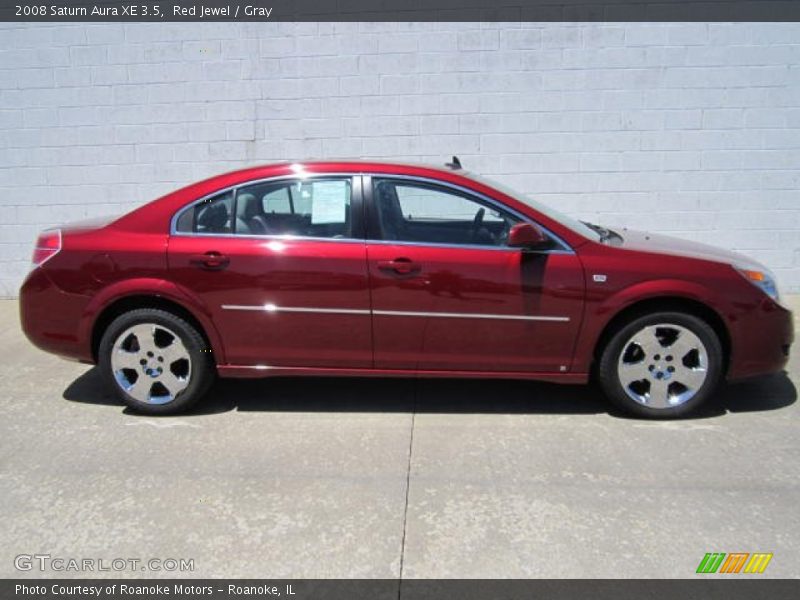 Red Jewel / Gray 2008 Saturn Aura XE 3.5