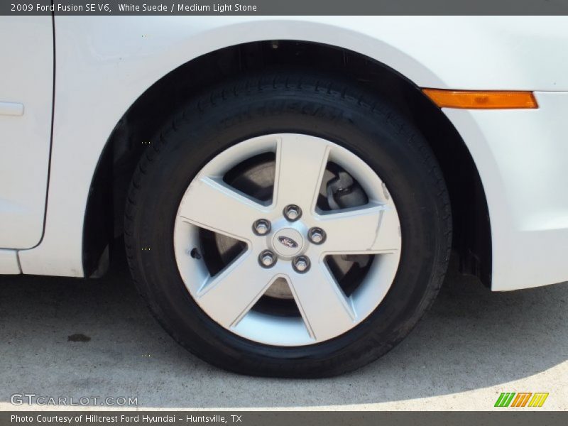 White Suede / Medium Light Stone 2009 Ford Fusion SE V6