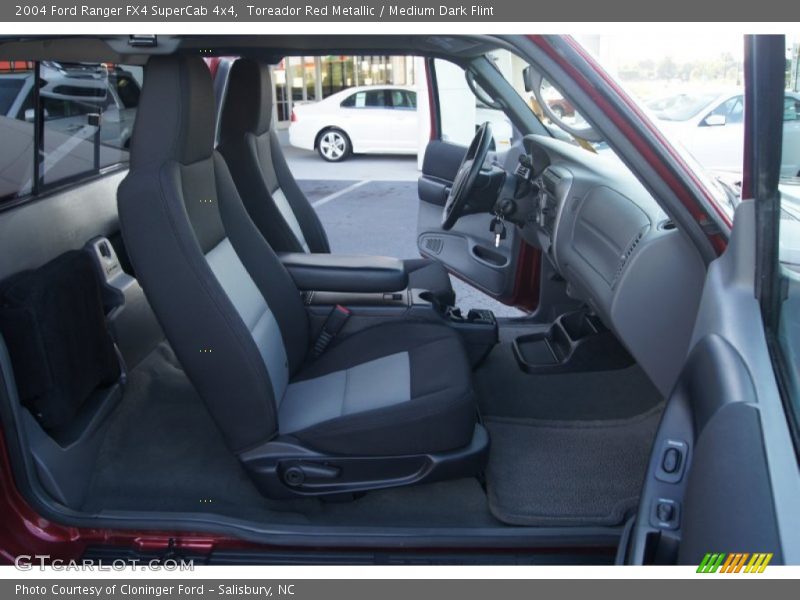 Toreador Red Metallic / Medium Dark Flint 2004 Ford Ranger FX4 SuperCab 4x4