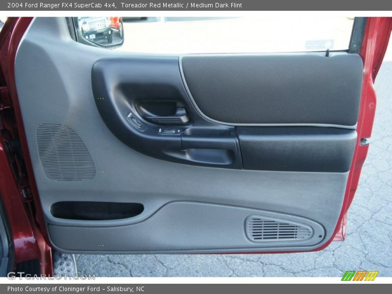Toreador Red Metallic / Medium Dark Flint 2004 Ford Ranger FX4 SuperCab 4x4