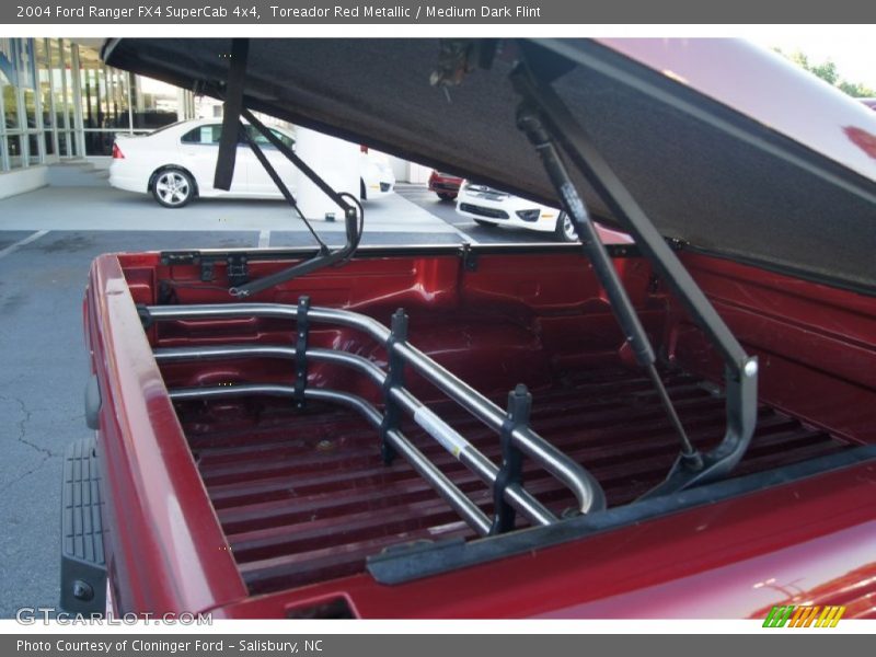 Toreador Red Metallic / Medium Dark Flint 2004 Ford Ranger FX4 SuperCab 4x4
