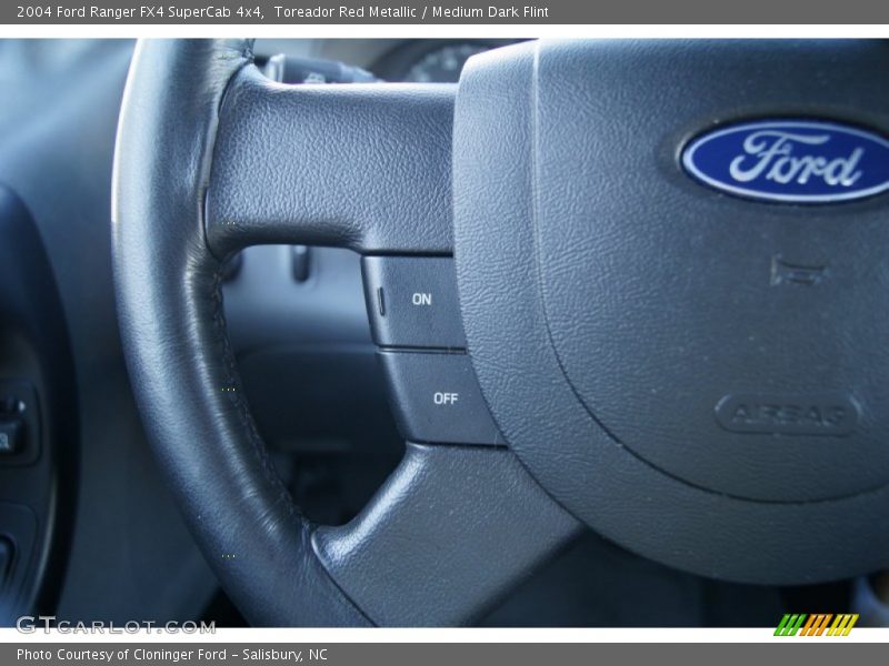 Toreador Red Metallic / Medium Dark Flint 2004 Ford Ranger FX4 SuperCab 4x4