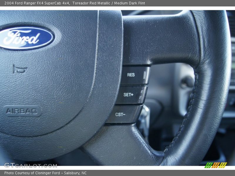 Toreador Red Metallic / Medium Dark Flint 2004 Ford Ranger FX4 SuperCab 4x4