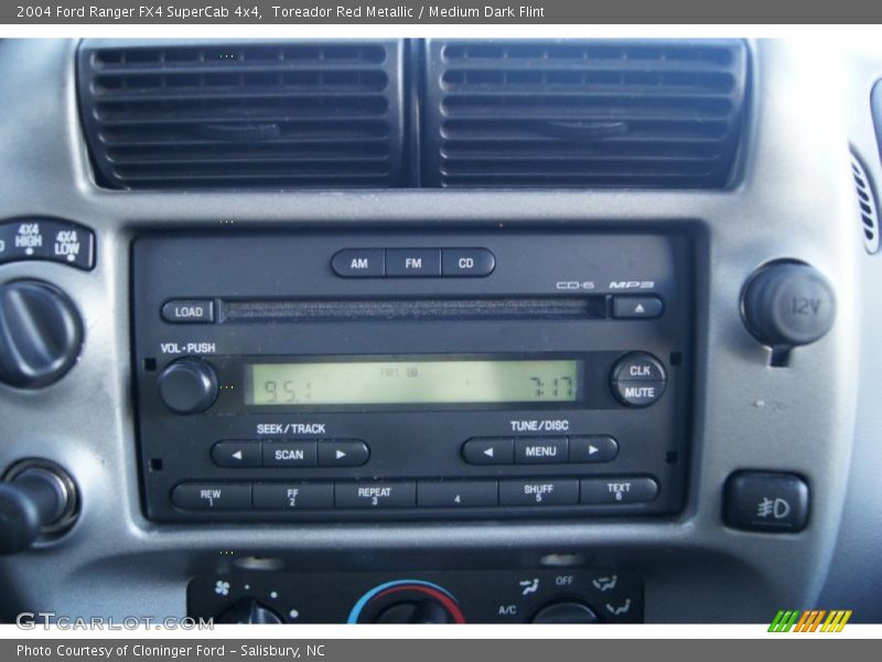 Toreador Red Metallic / Medium Dark Flint 2004 Ford Ranger FX4 SuperCab 4x4