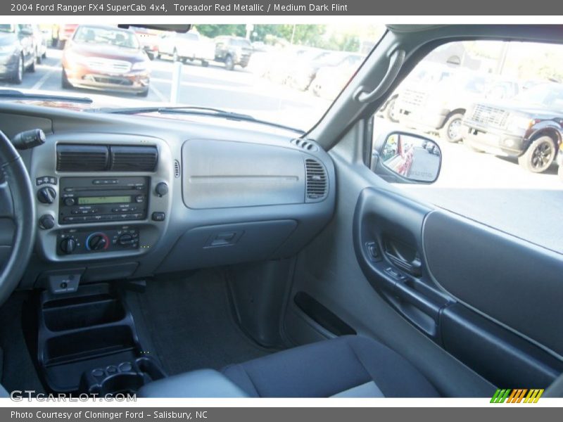 Toreador Red Metallic / Medium Dark Flint 2004 Ford Ranger FX4 SuperCab 4x4
