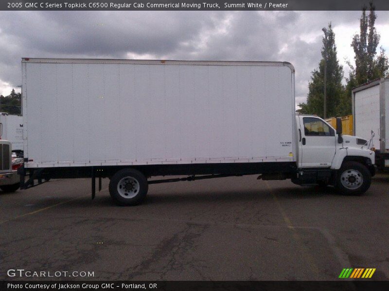 Summit White / Pewter 2005 GMC C Series Topkick C6500 Regular Cab Commerical Moving Truck