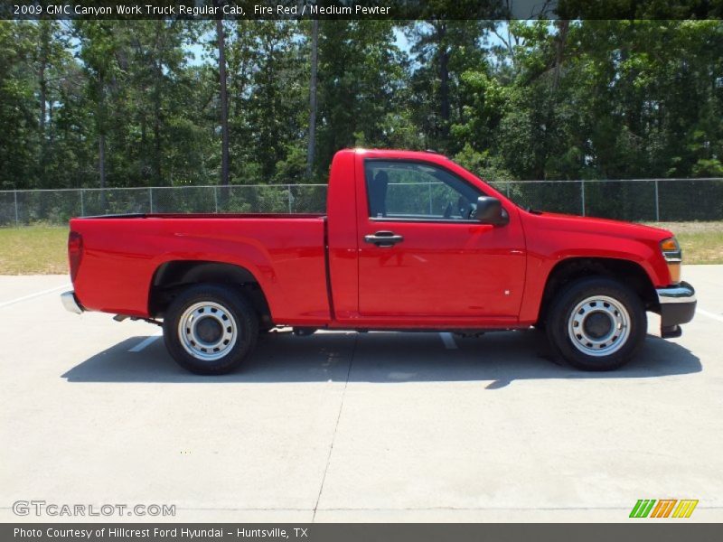  2009 Canyon Work Truck Regular Cab Fire Red