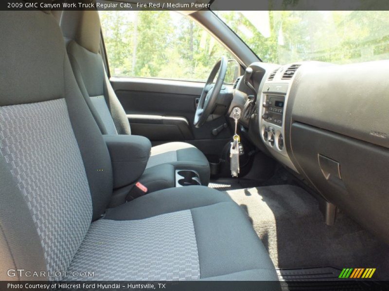 Fire Red / Medium Pewter 2009 GMC Canyon Work Truck Regular Cab