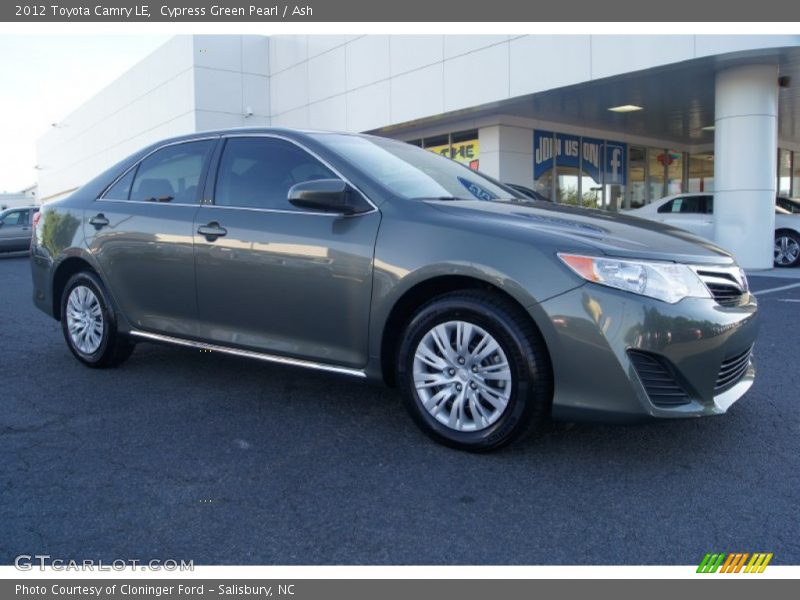 Cypress Green Pearl / Ash 2012 Toyota Camry LE