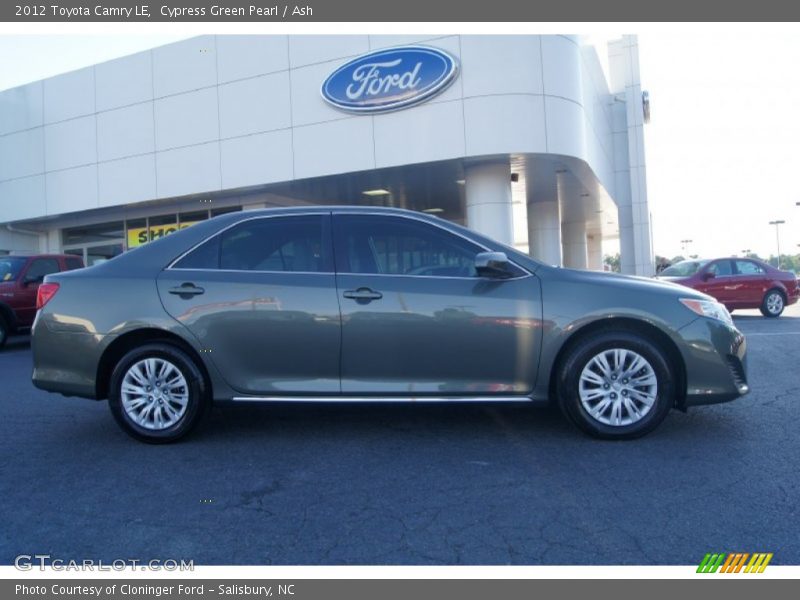 Cypress Green Pearl / Ash 2012 Toyota Camry LE