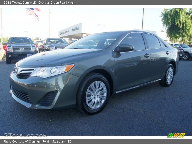 Cypress Green Pearl / Ash 2012 Toyota Camry LE