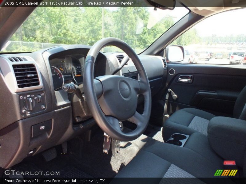 Fire Red / Medium Pewter 2009 GMC Canyon Work Truck Regular Cab