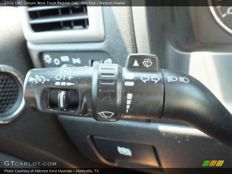 Controls of 2009 Canyon Work Truck Regular Cab