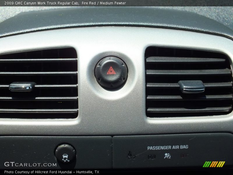 Fire Red / Medium Pewter 2009 GMC Canyon Work Truck Regular Cab