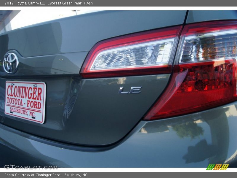 Cypress Green Pearl / Ash 2012 Toyota Camry LE