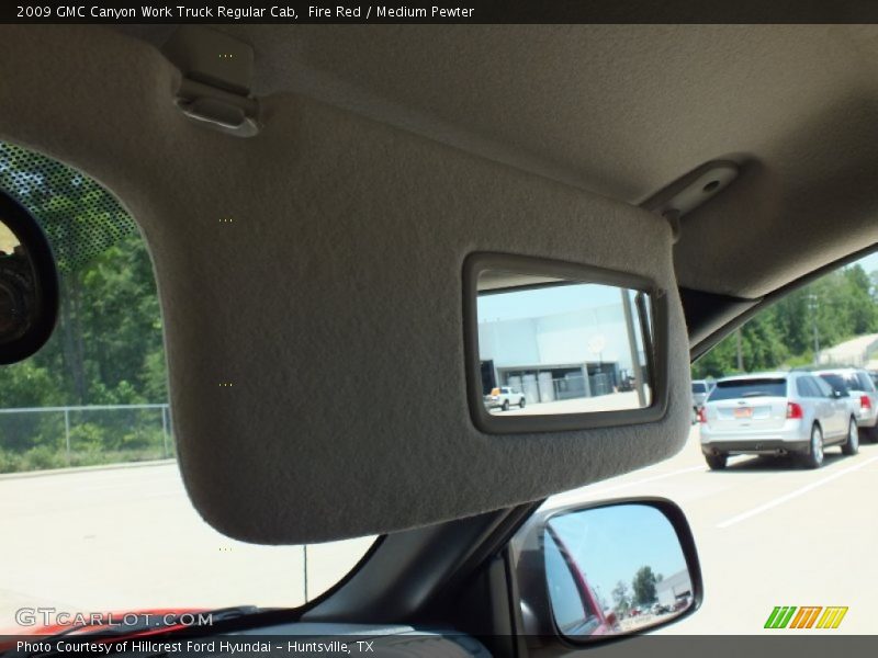 Fire Red / Medium Pewter 2009 GMC Canyon Work Truck Regular Cab