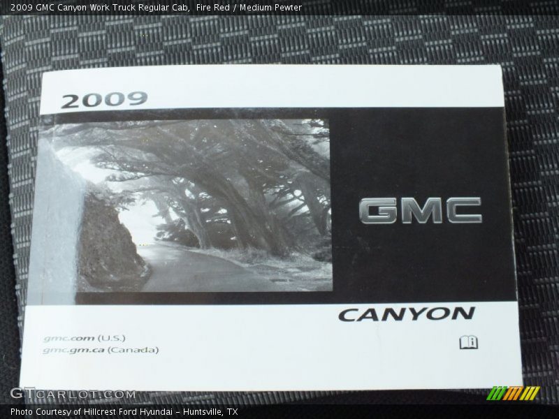 Books/Manuals of 2009 Canyon Work Truck Regular Cab
