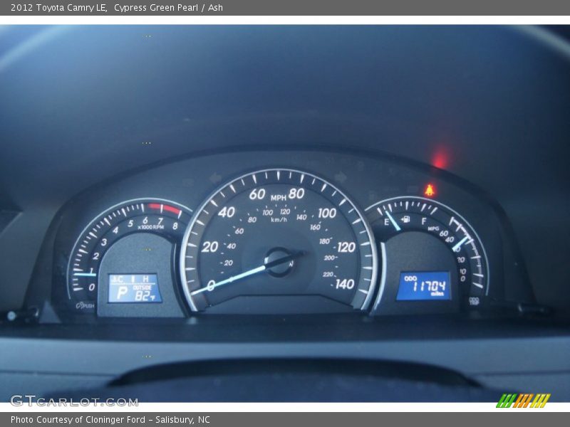 Cypress Green Pearl / Ash 2012 Toyota Camry LE