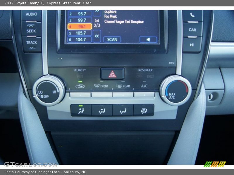 Cypress Green Pearl / Ash 2012 Toyota Camry LE