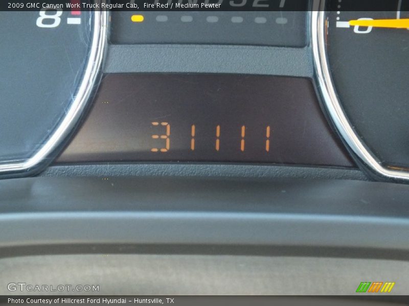 Fire Red / Medium Pewter 2009 GMC Canyon Work Truck Regular Cab