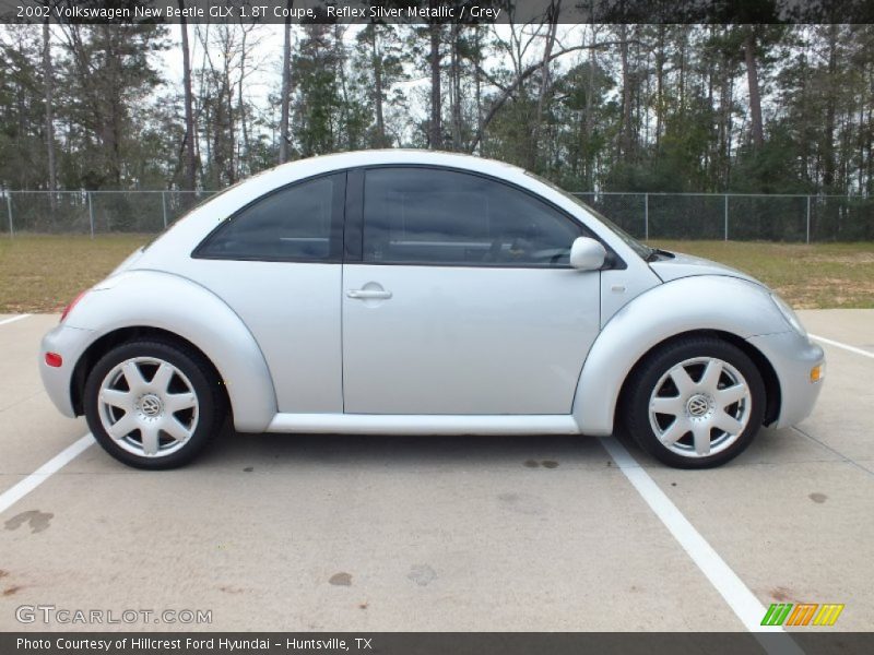 Reflex Silver Metallic / Grey 2002 Volkswagen New Beetle GLX 1.8T Coupe