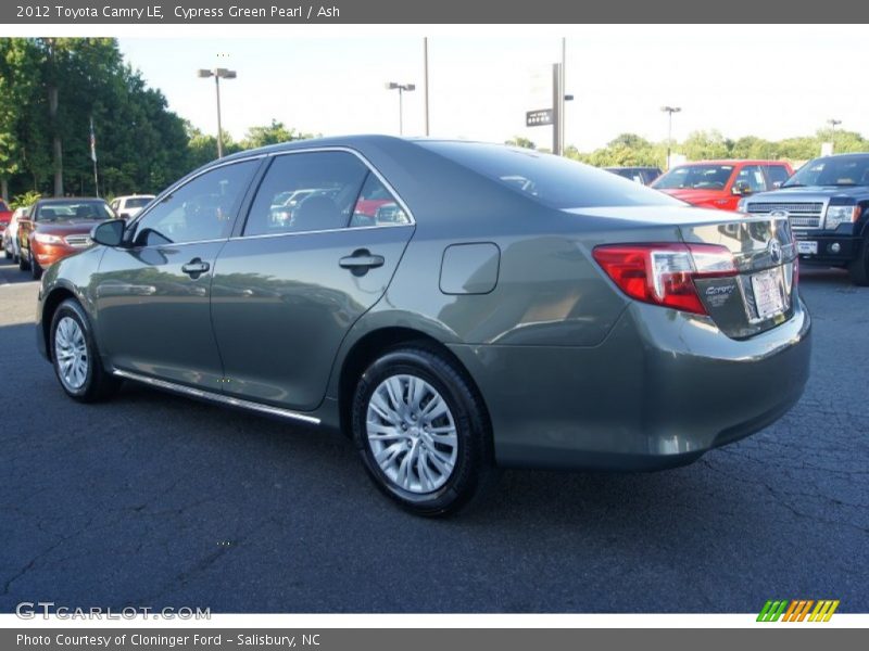 Cypress Green Pearl / Ash 2012 Toyota Camry LE