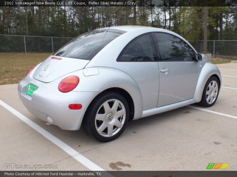 Reflex Silver Metallic / Grey 2002 Volkswagen New Beetle GLX 1.8T Coupe