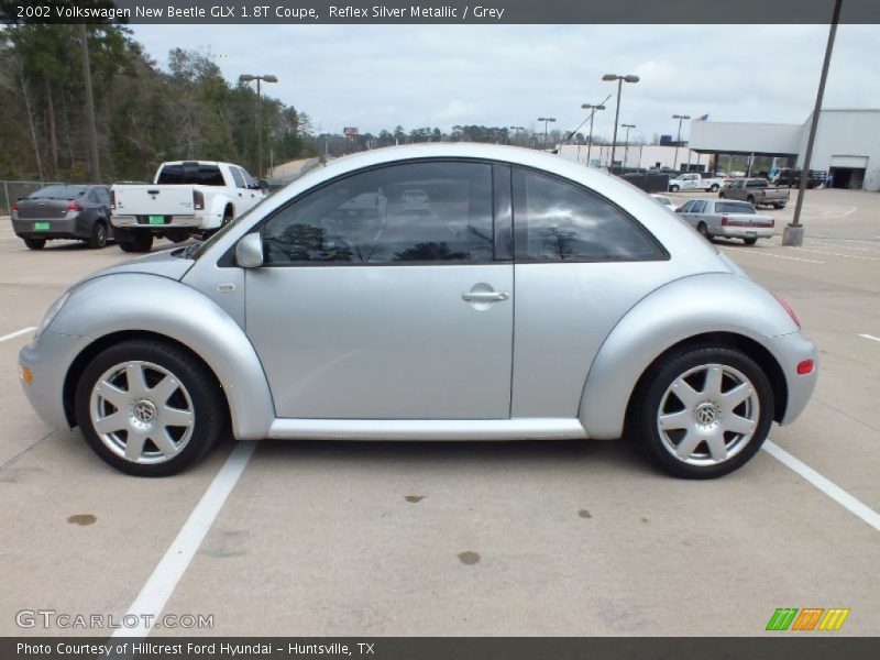 Reflex Silver Metallic / Grey 2002 Volkswagen New Beetle GLX 1.8T Coupe