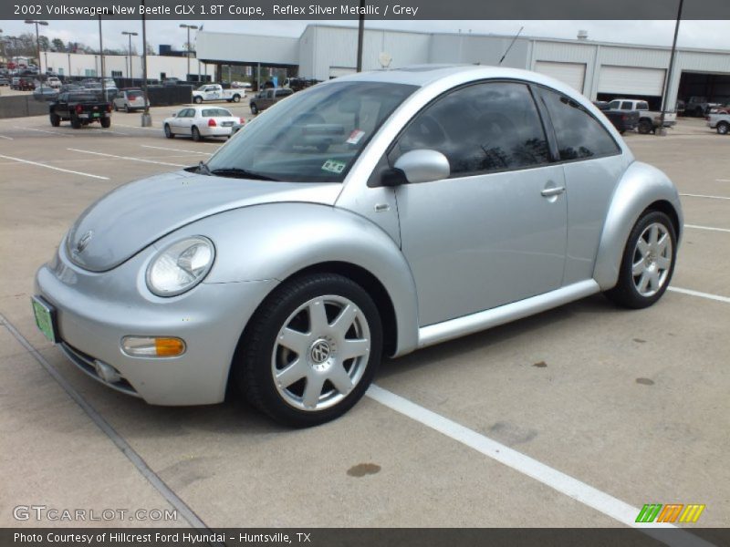 Reflex Silver Metallic / Grey 2002 Volkswagen New Beetle GLX 1.8T Coupe