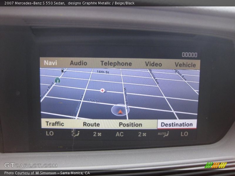 designo Graphite Metallic / Beige/Black 2007 Mercedes-Benz S 550 Sedan