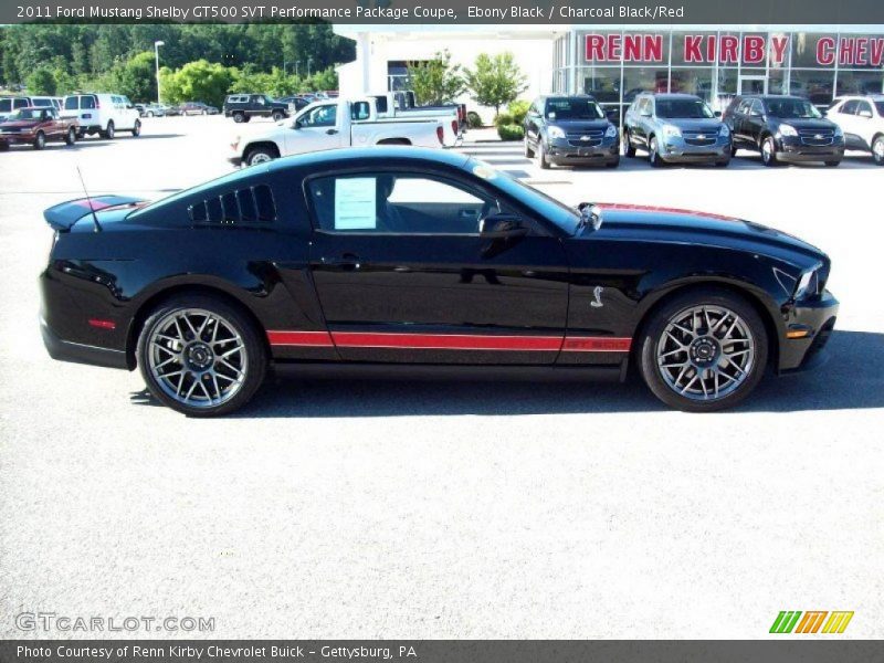 Ebony Black / Charcoal Black/Red 2011 Ford Mustang Shelby GT500 SVT Performance Package Coupe