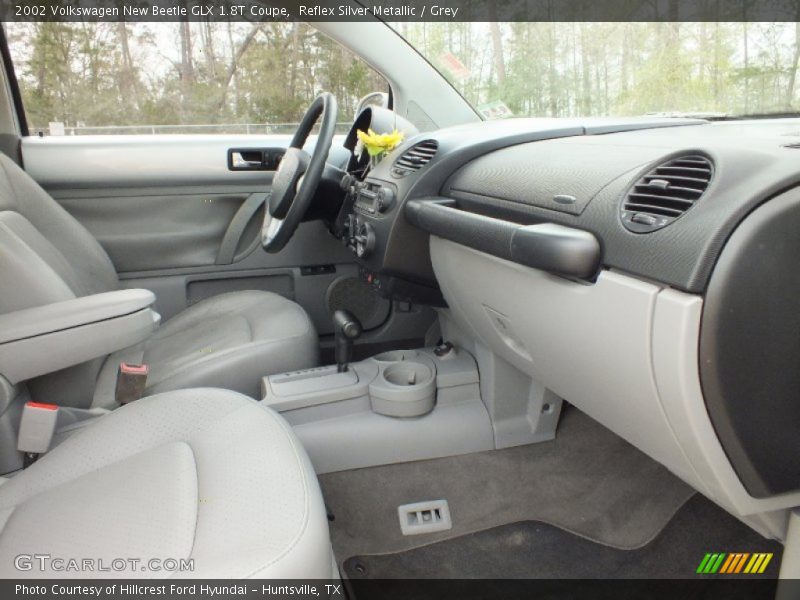 Reflex Silver Metallic / Grey 2002 Volkswagen New Beetle GLX 1.8T Coupe