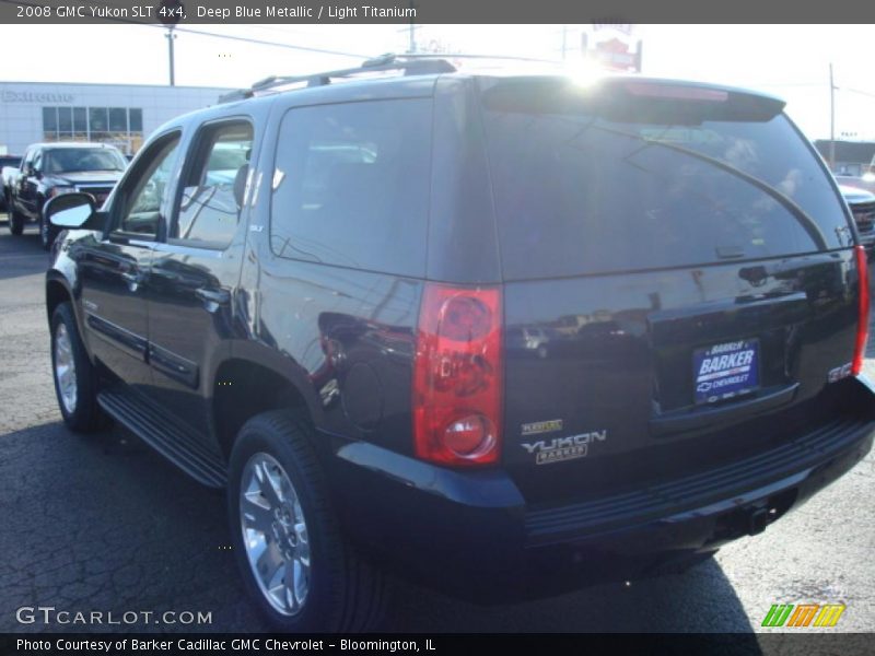 Deep Blue Metallic / Light Titanium 2008 GMC Yukon SLT 4x4