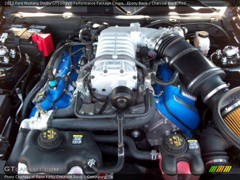  2011 Mustang Shelby GT500 SVT Performance Package Coupe Engine - 5.4 Liter SVT Supercharged DOHC 32-Valve V8