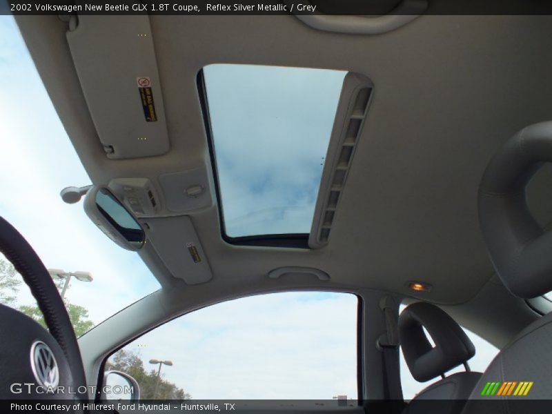 Reflex Silver Metallic / Grey 2002 Volkswagen New Beetle GLX 1.8T Coupe