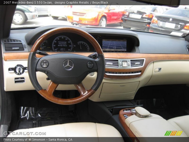 Dashboard of 2007 S 550 Sedan